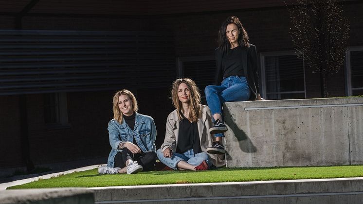 Go Business affärscoacher från vänster; Therese Åhlund, Camilla Neideman och Jonna Valikainen.