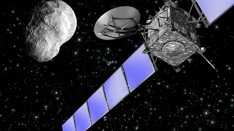 Asteroid undersöks på plats av svenska instrument