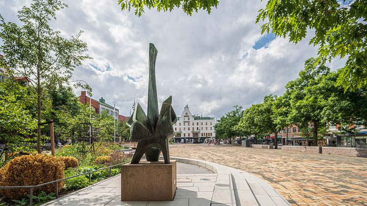 Stora torg i Eslöv nominerat till årets landsskapsarkitekturpris