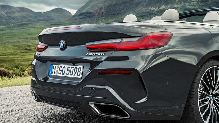 BMW 8-sarjan Cabrio, perä