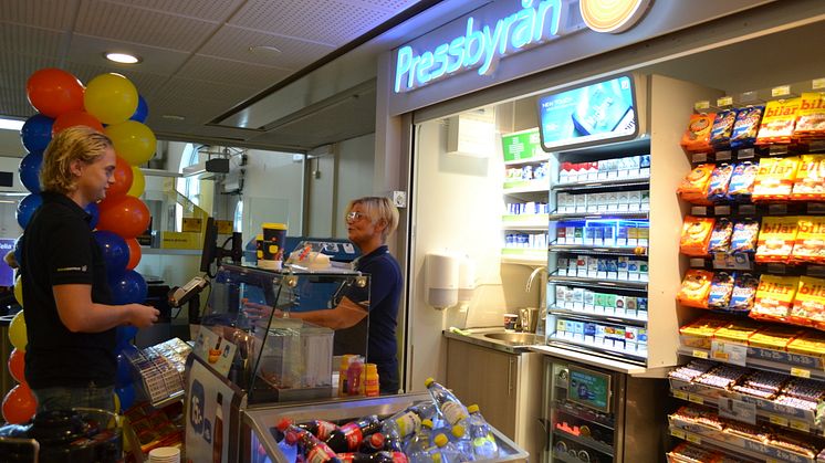 Pressbyrån lanserar nytt supersnabbt koncept i gaten på Bromma Stockholm Airport
