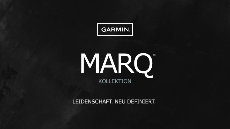 Datenblatt Garmin MARQ-Kollektion 
