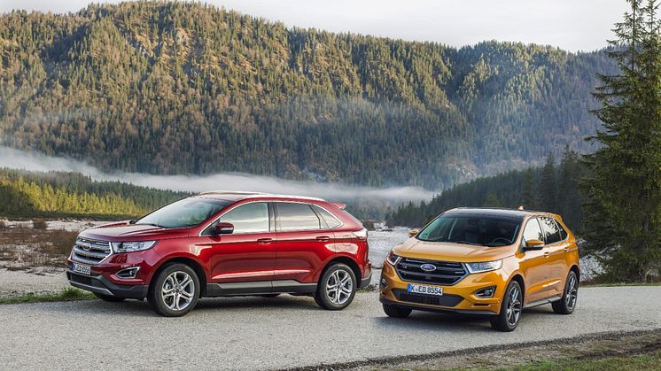 Luksus-SUV fra Ford: Edge er den nye topmodel til kræsne europæiske kunder