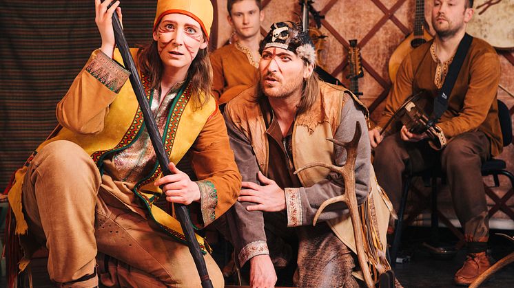 Västanå teater på turné i Dalarna med samisk familjeföreställning