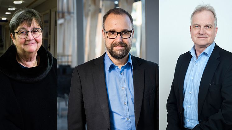 Elisabeth Karlsson, Tommy Svensson och Anders Byström.