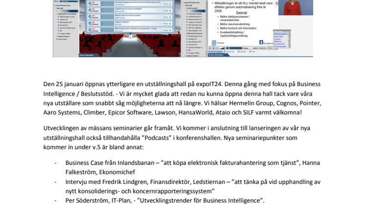 Virtuell IT-mässa växer kraftigt - nu fler än 25 utställare!