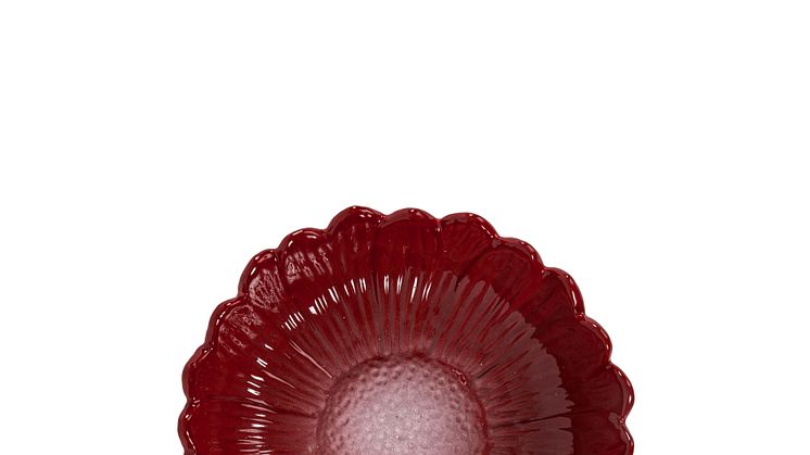 Sagaform AW24 Dagny deep plate red