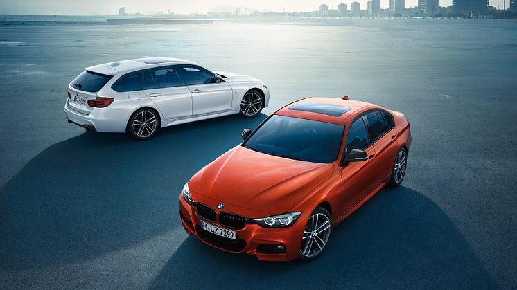 BMW 3-series Sedan, Edition M Sport Shadow og BMW 3-serie Touring, Edition M Sport Shadow