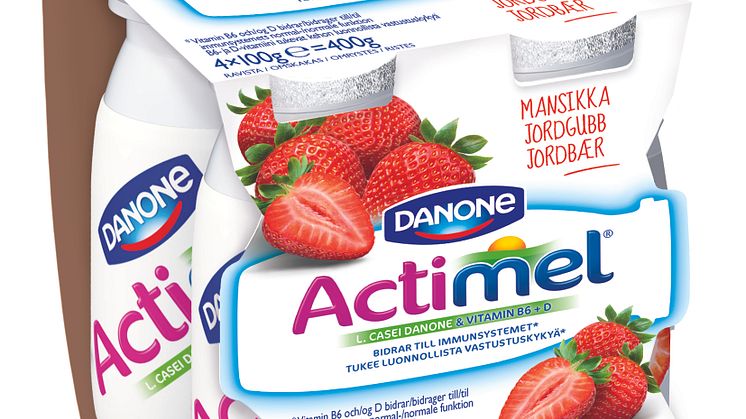 Actimel Jordgubb 4-pack
