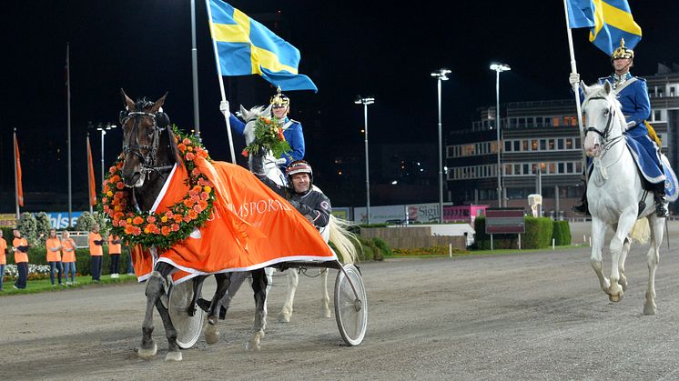 Fjolårets jubileumspokalvinnare är klar för Elitloppet