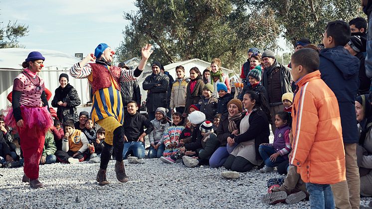 Clowner utan Gränser i Grekland
