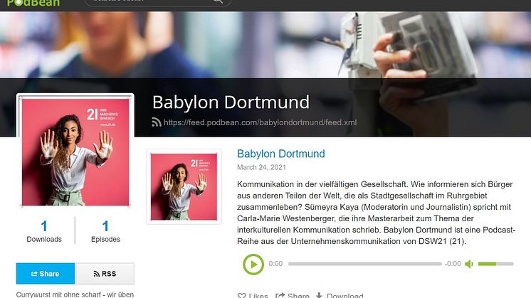 Der erste Podcast zur interkulturellen Kommunikation von Stadtwerken, eine Idee von DSW21