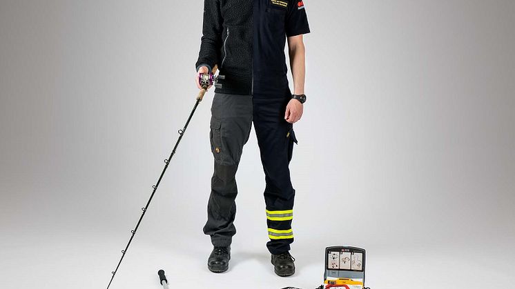 Tommie, 36, började sin karriär som brandman. Efter många år i branschen är det nu hans tur att utbilda Securitas brandmän och nya instruktörer i beredskap och akut omhändertagande. Foto: Securitas Sverige AB. 