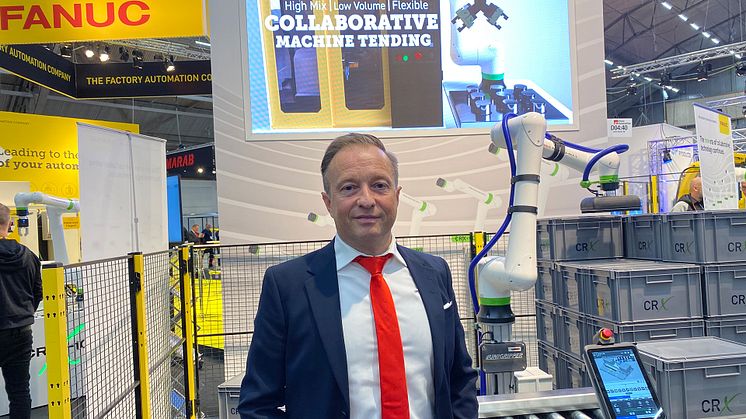 Elmia Automation ger ett bra tillfälle att visa upp hela bredden inom factory automation, konstaterar Cerold Andersson, vd FANUC Nordic AB.