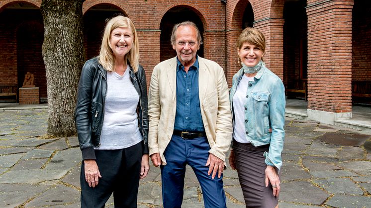 Anne Grete Preus (f.v.), Ole Paus og Kari Bremnes. Foto: Sara Rose