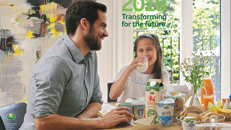 Arla Foods UK sees revenue growth of  2.3 per cent in the first half of 2018 with a net revenue of £961m (€1,093bn)