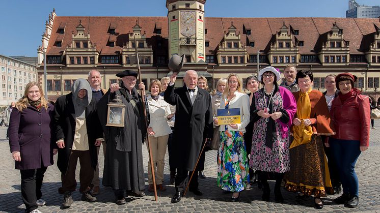 Die Gästeführer von Treffpunkt Leipzig veranstalten einen 24 Stunden Stadtführungsmarathon am 11. Juni 2016