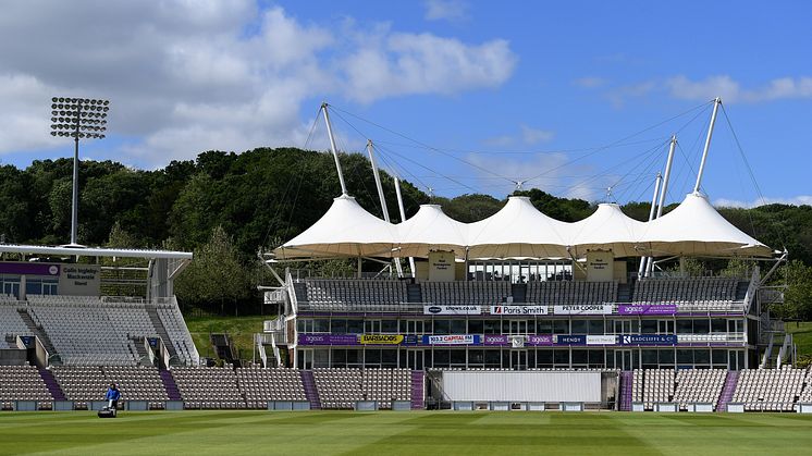 Hampshire's Ageas Bowl will host the first Test behind closed doors, subject to UK Government clearance.