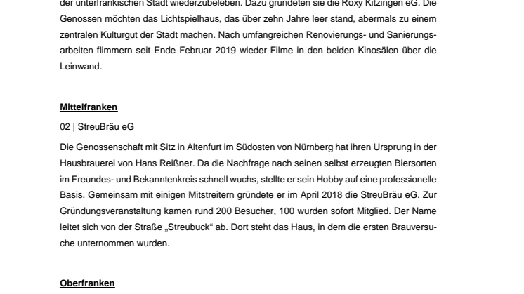 Neugründungen 2018