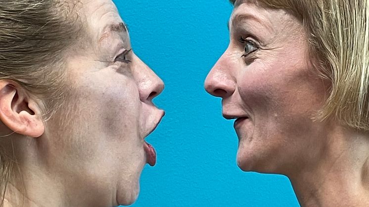 Satu Rekola ja Nina Viitamäki: JooEi!, kuva: Taina Mäki-Iso