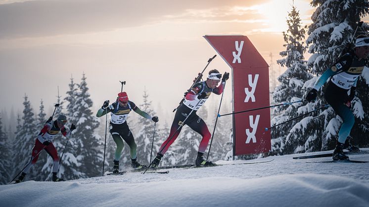 Endre Strømsheim (Bærum SK) skal gå IBU Cup i Bresno-Osrblie og Duszniki Zdroj. Foto: Sondre Eriksen Hensema/Norges Skiskytterforbund