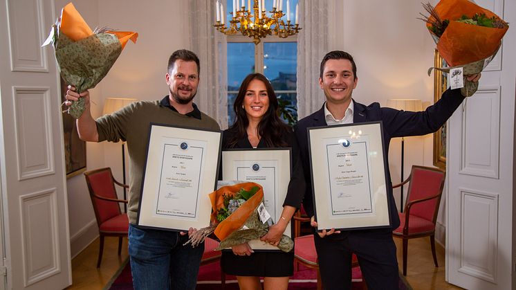Karol Kaniuk, grundare av Sunroof, Tekla Acs, Aim Apparel och Stefan Trailovic, Queenslab