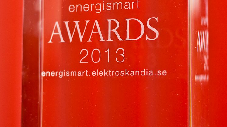 Energismart Awards 2013. SISAB & ESYLUX prisbelönta för sitt energiarbete!