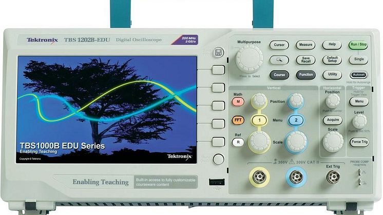 Conrad erbjuder Tektronix instegsoscilloskop redan på lanseringsdagen
