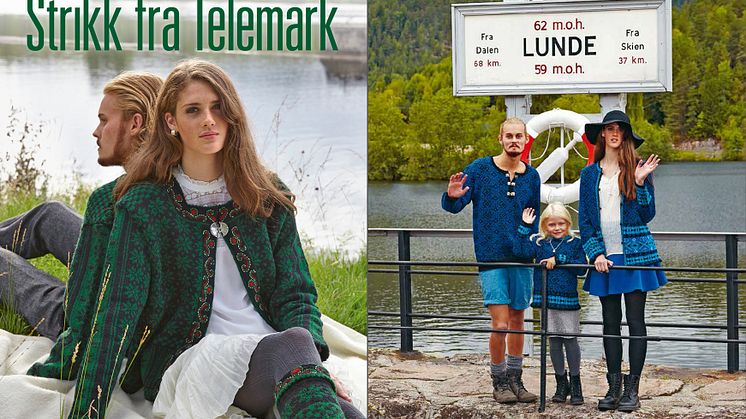 Strikk fra Telemark: Flyttet tilbake til hjembygda, ble inspirert til å lage strikkebok