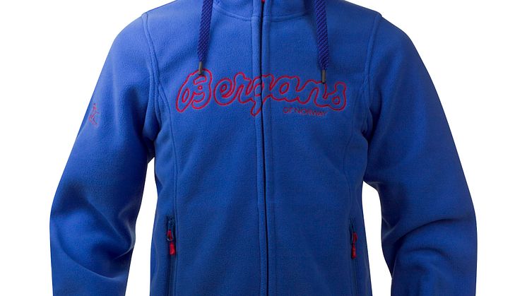 Bryggen Youth Jacket - Warm Cobalt/Red