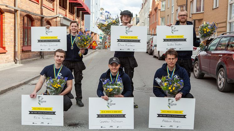 Finalisterna i SM för unga plåtslagare