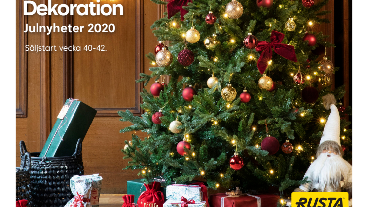Pressmaterial dekoration - Julen 2020
