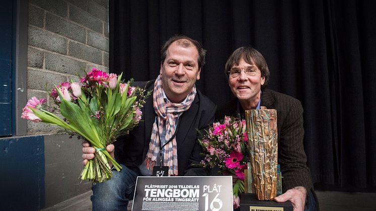 PLÅTPRISET 2016 till TENGBOM för Tingsrätten i Alingsås