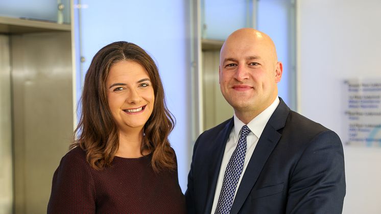Eibhlin Swan, SME branch manager and Stephen Taylor, head of SME & corporate partner distribution
