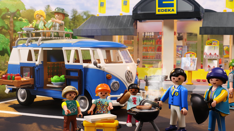 Großes Grillabenteuer mit PLAYMOBIL, EDEKA, Marktkauf und  Netto Marken Discount.