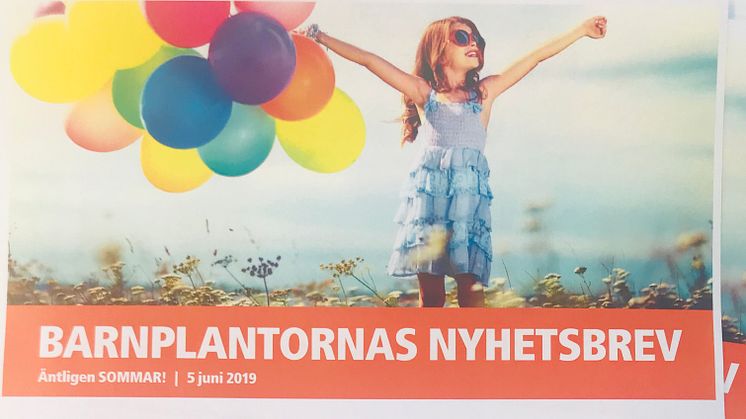 BARNPLANTORNAS NYHETSBREV den 5 juni 2019