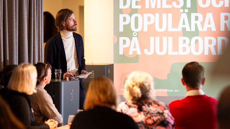 Livsmedelsföretagens julmatspressträff 2023