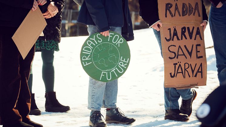 Demonstration LPL och FFF 4 mars 2022