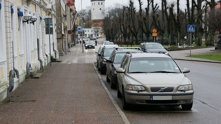 Gratis parkering två timmar i centrum