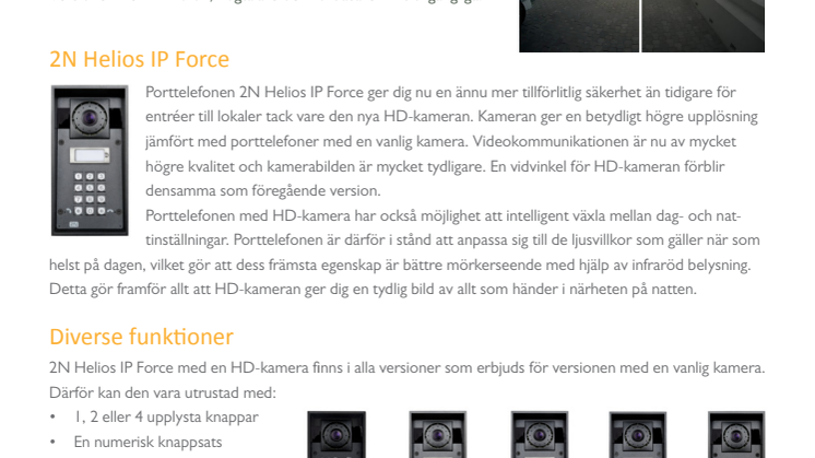 PDF: Stryktålig porttelefon med HD-kamera