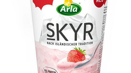 Neuzugang im Arla® Skyr Sortiment: Erdbeergenuss auf isländische Art