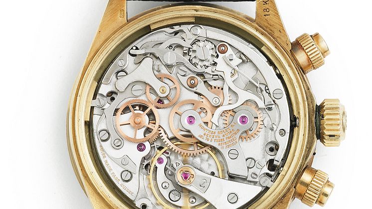 Rolex: Herrearmbåndsur af 18 kt. guld. Model Oyster Cosmograph, ref. 6263. Mekanisk kronograf værk med manuelt optræk, kaliber 727. Cirka 1970.