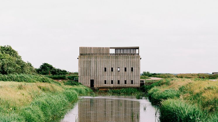 Johansen Skovsted Arkitekter. Pumpestation ved Skjern Å.