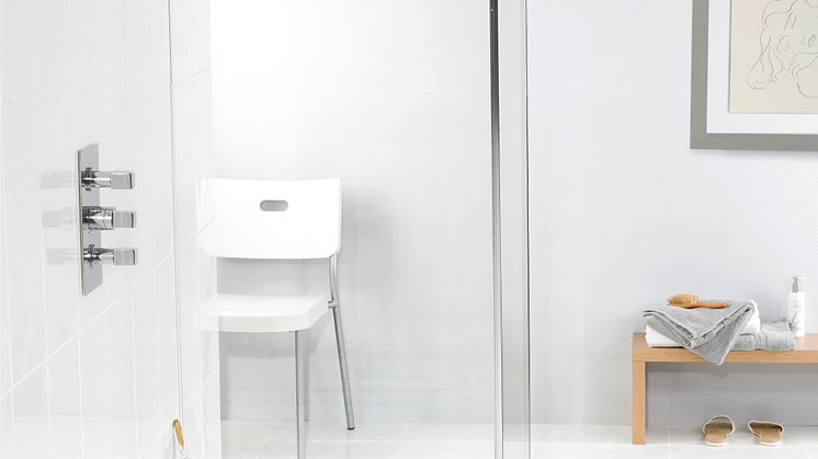 Purus Line Tile Insert, golvbrunn som spärränna