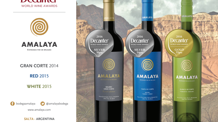 Decanter 2016 Amalaya