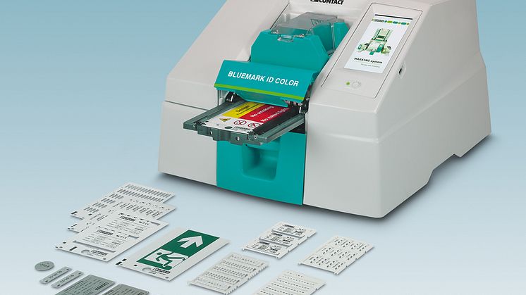 BLUEMARK ID COLOR - Industriell färgskrivare från Phoenix Contact