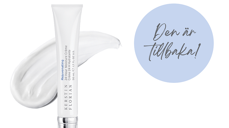 Rejuvenating 24-Hour Moisture Crème är tillbaka!