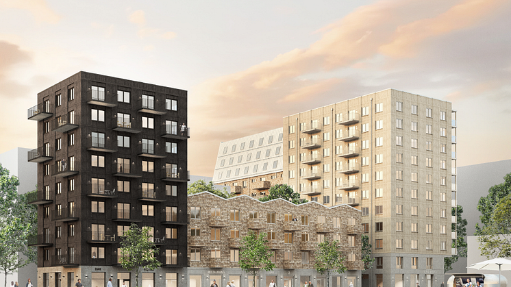 Byggnationen av Wallenstams 10 000:e lägenhet sedan millennieskiftet har startat genom projektet Kompositören i Rosendal, Uppsala.