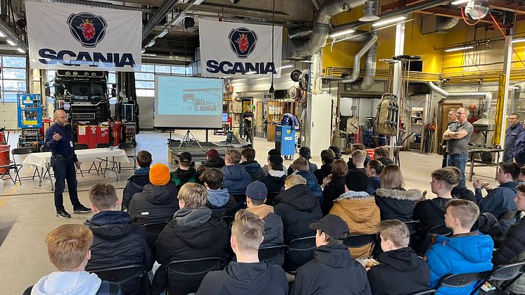 Elevens dag hos Scania Narvik