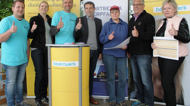 Daumen hoch für das Azubi-Sportfest: